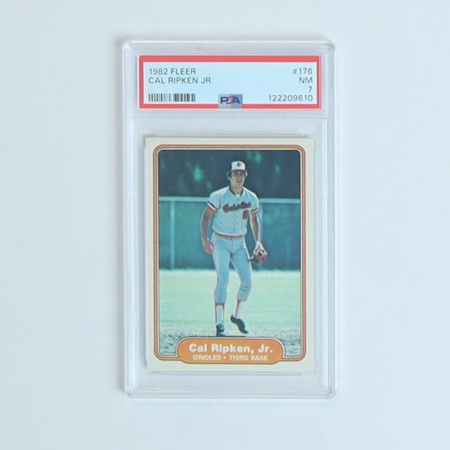 Cal Ripken Jr. 1982 Fleer #176 Rookie Card PSA 7