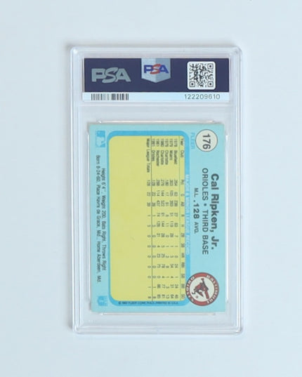 Cal Ripken Jr. 1982 Fleer #176 Rookie Card PSA 7