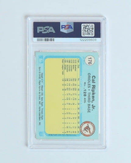 Cal Ripken Jr. 1982 Fleer #176 Rookie Card PSA 8 NM-MT Orioles