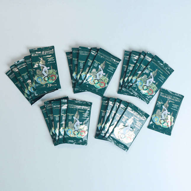 1996 Centennial Olympic Games Collection Trading Card Packs – Lot of 26 Sealed