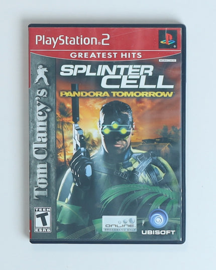 Splinter Cell: Pandora Tomorrow (PlayStation 2, Greatest Hits) Complete, Untested