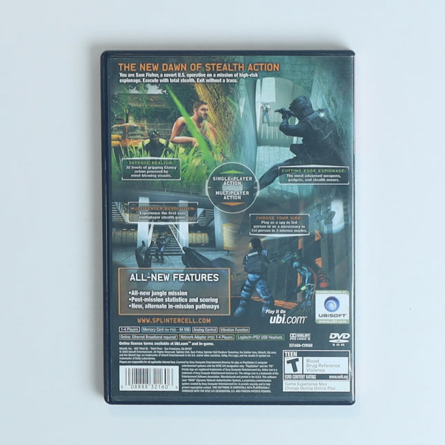 Splinter Cell: Pandora Tomorrow (PlayStation 2, Greatest Hits) Complete, Untested
