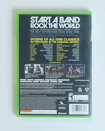 Rock Band (Microsoft Xbox 360, 2007) Complete – Untested