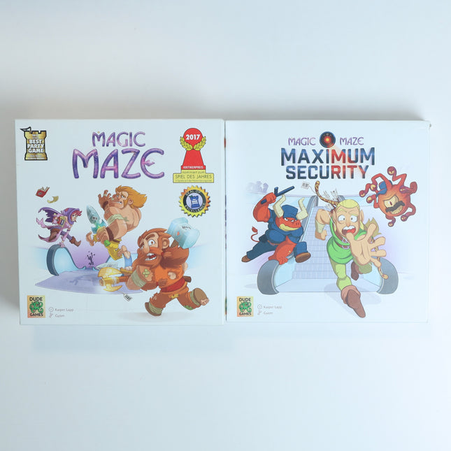 Magic Maze + Maximum Security Expansion – Complete Bundle