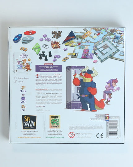 Magic Maze + Maximum Security Expansion – Complete Bundle
