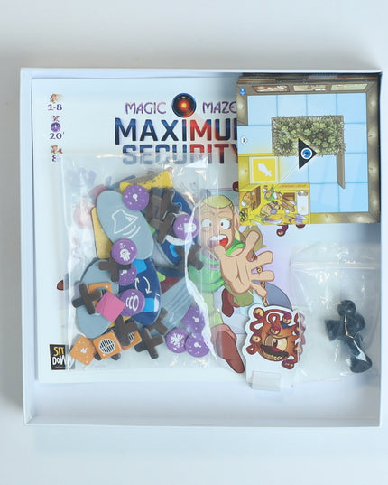 Magic Maze + Maximum Security Expansion – Complete Bundle