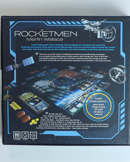 Rocketmen Board Game by Martin Wallace – Complete