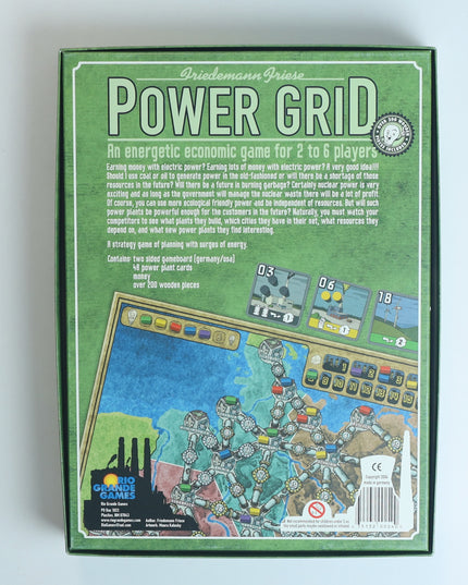 Power Grid Board Game + 2 Expansions (Brazil/Spain & UK/Northern Europe)