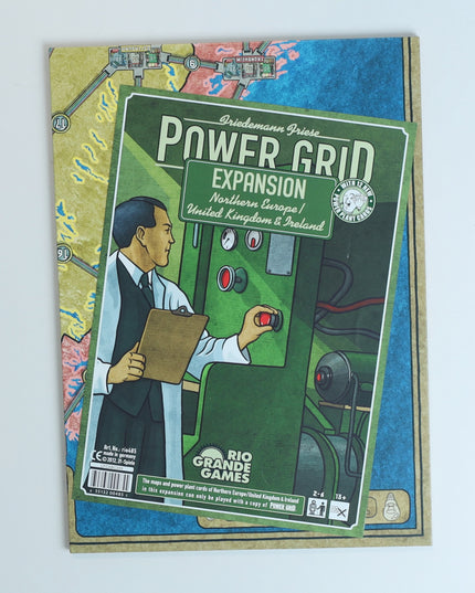 Power Grid Board Game + 2 Expansions (Brazil/Spain & UK/Northern Europe)