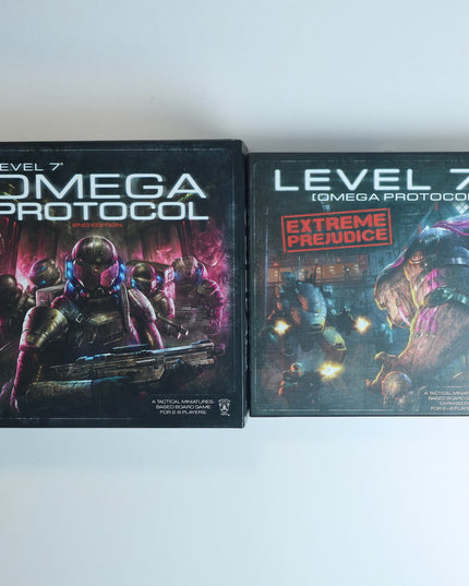 Level 7 Omega Protocol 2nd Ed + Extreme Prejudice w/ Painted Minis