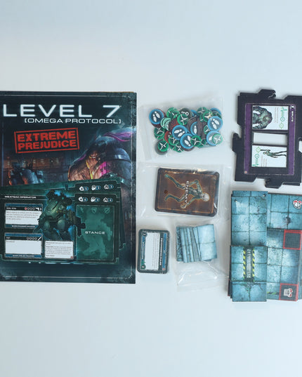 Level 7 Omega Protocol 2nd Ed + Extreme Prejudice w/ Painted Minis