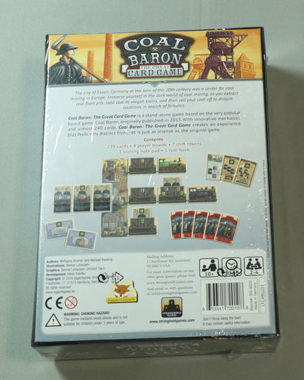 Coal Baron: The Great Card Game – New and Sealed, 2016, Stronghold Games