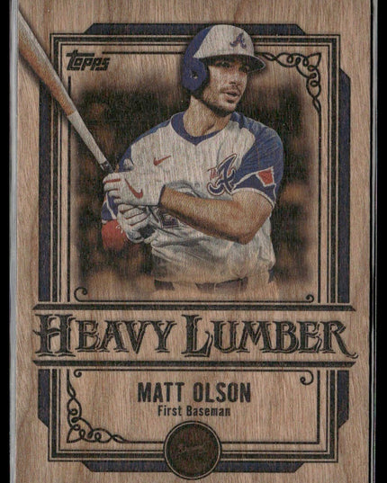 Matt Olson #HL-28 2025 Topps Heavy Lumber Atlanta Braves