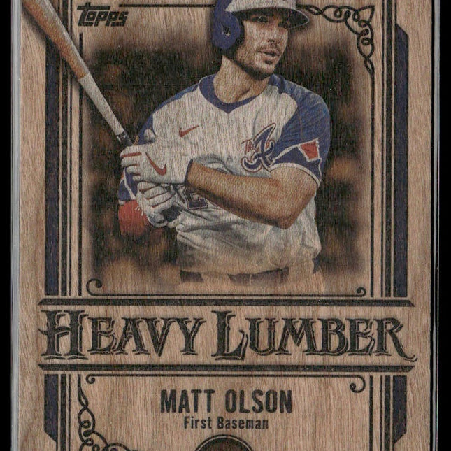 Matt Olson #HL-28 2025 Topps Heavy Lumber Atlanta Braves