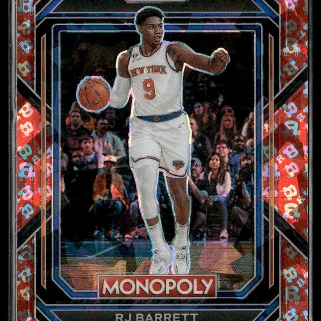 RJ Barrett #59 2022-23 Panini Prizm Monopoly Free Parking New York Knicks