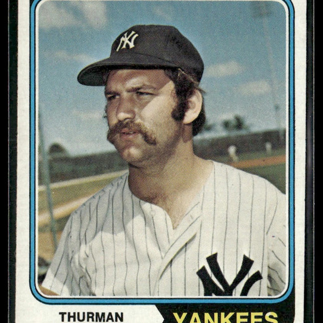 Thurman Munson #340 1974 Topps New York Yankees