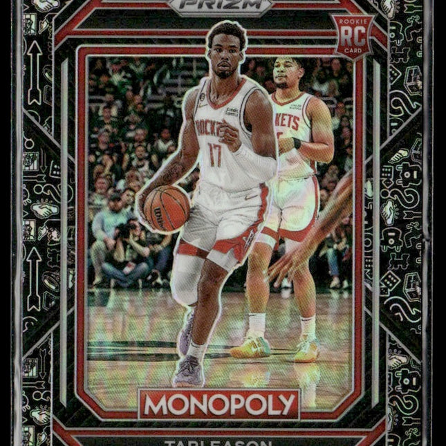Tari Eason #33 2022-23 Panini Prizm Monopoly Black Classic Icons Houston Rockets