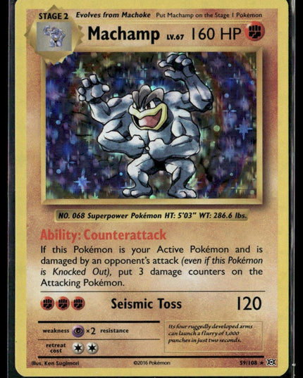 Machamp #59/108 XY - Evolutions Holo Rare | Pokémon