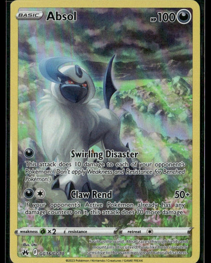 Absol #GG16/GG70 Crown Zenith: Galarian Gallery Ultra Rare | Pokémon