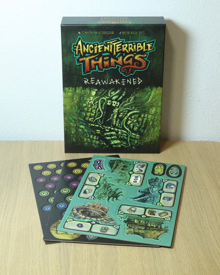 Ancient Terrible Things + Reawakened & Lost Charter Expansions – VG Condition