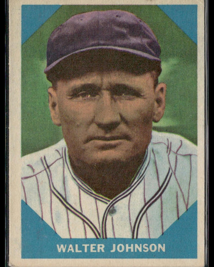 Walter Johnson #6 1960 Fleer Baseball Greats Washington Senators