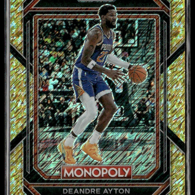 Deandre Ayton #72 2022-23 Panini Prizm Monopoly Gold Money Shimmer #/500