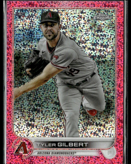 Tyler Gilbert #65 2022 Topps Chrome Magenta Speckle Refractor #/350 Diamondbacks