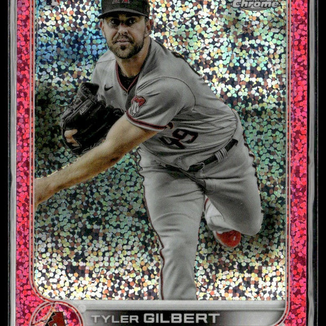 Tyler Gilbert #65 2022 Topps Chrome Magenta Speckle Refractor #/350 Diamondbacks