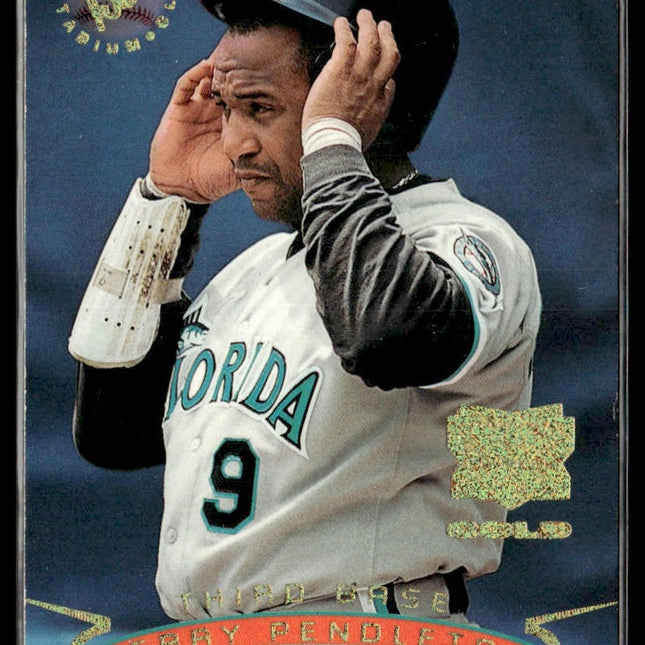 Terry Pendleton #NNO 1996 Stadium Club Extreme Players Gold Florida Marlins