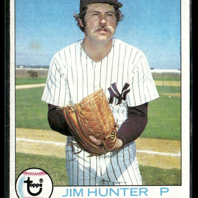 Jim Hunter #670 1979 Topps New York Yankees