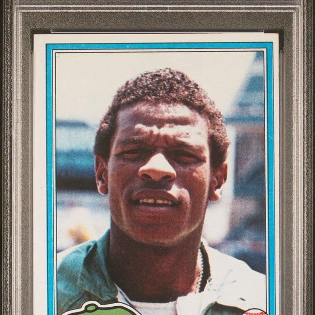 Rickey Henderson #261 1981 Topps Oakland Athletics PSA 5