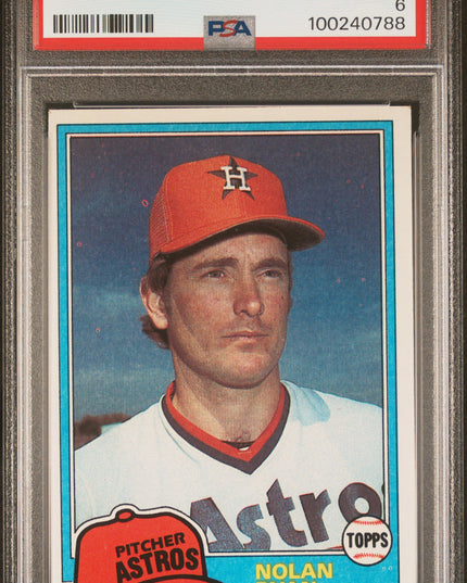 Nolan Ryan #240 1981 Topps Houston Astros PSA 6