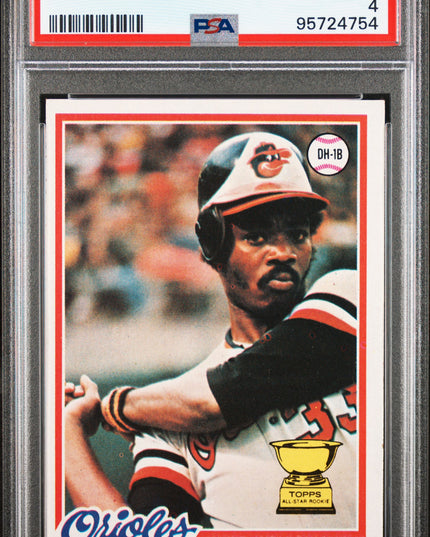 Eddie Murray #36 1978 Topps Baltimore Orioles PSA 4