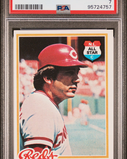 Johnny Bench #700 1978 Topps Cincinnati Reds PSA 7