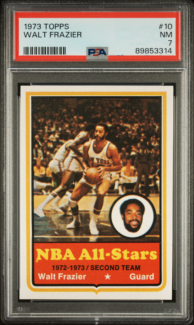Walt Frazier #10 1973 Topps New York Knicks PSA 7