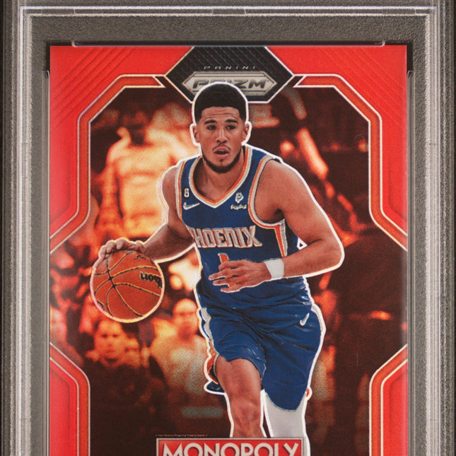 Devin Booker #PS10 2022 Panini Prizm Monopoly All-Stars PSA 8
