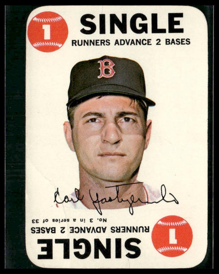 Carl Yastrzemski #3 1968 Topps Game Boston Red Sox