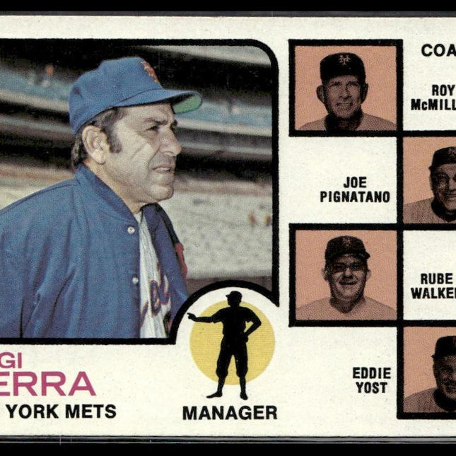 Mets Field Leaders (Yogi Berra) #257 1973 Topps New York Mets