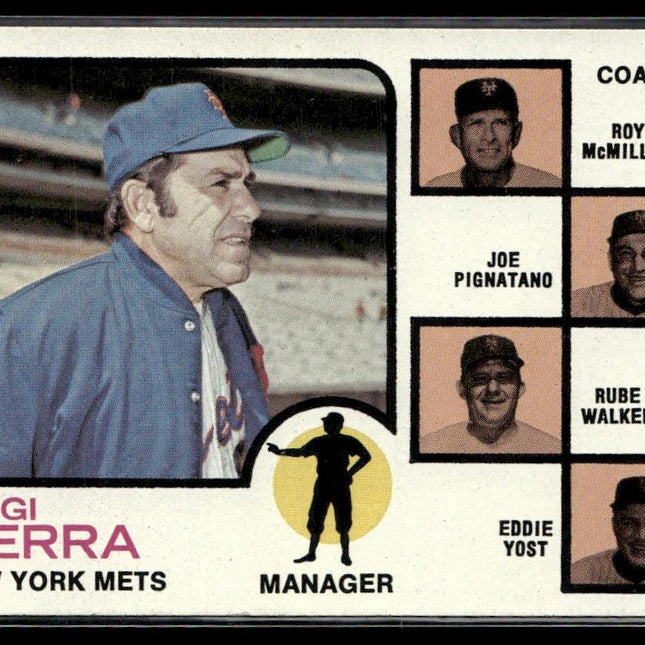 Mets Field Leaders (Yogi Berra) #257 1973 Topps New York Mets