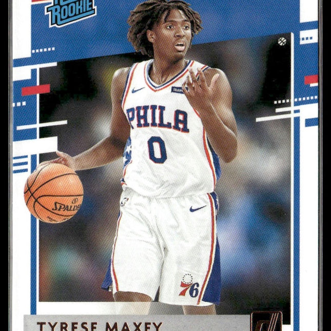 Tyrese Maxey Rookie #211 2020-21 Donruss Philadelphia 76ers