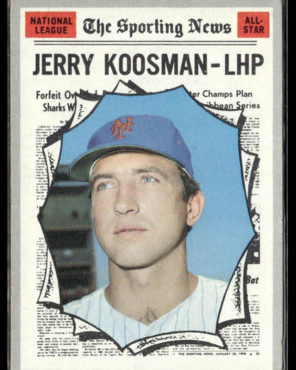 Jerry Koosman #468 1970 Topps New York Mets