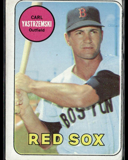 Carl Yastrzemski #130 1969 Topps Boston Red Sox