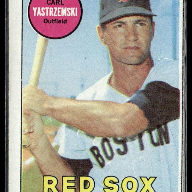 Carl Yastrzemski #130 1969 Topps Boston Red Sox