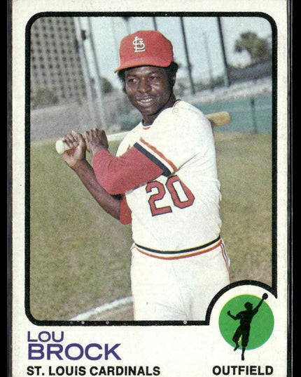 Lou Brock #320 1973 Topps St. Louis Cardinals