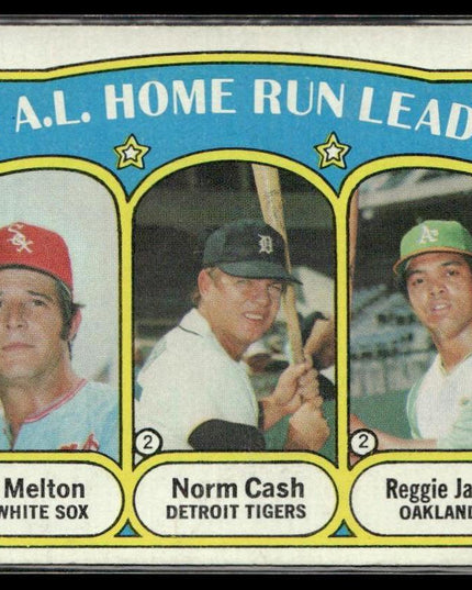 1971 A.L. Home Run Leaders (Reggie Jackson) #90 1972 Topps