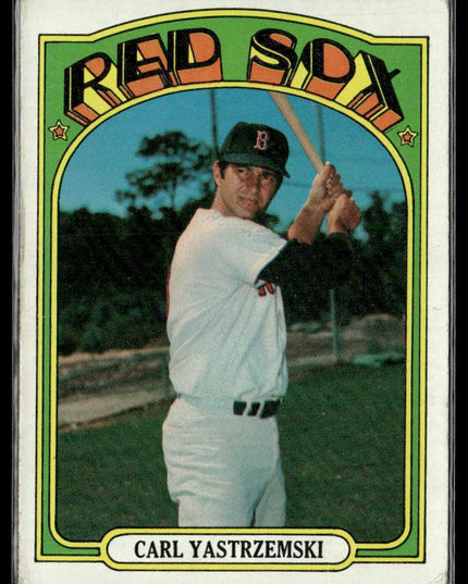Carl Yastrzemski #37 1972 Topps Boston Red Sox