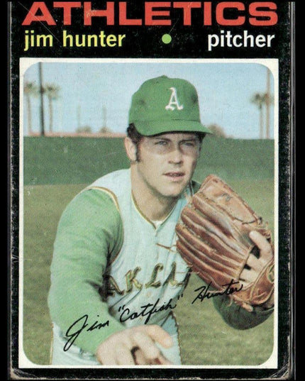 Jim Hunter #45 1971 Topps Oakland Athletics