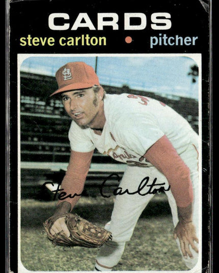 Steve Carlton #55 1971 Topps St. Louis Cardinals