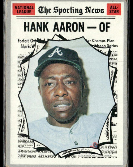 Hank Aaron #462 1970 Topps Atlanta Braves