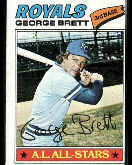 George Brett #580 1977 Topps Kansas City Royals